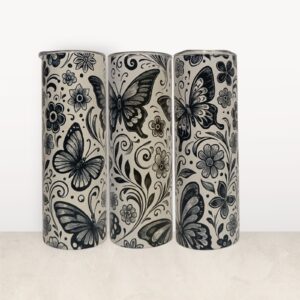 Skinny Glitter Tumbler 20oz